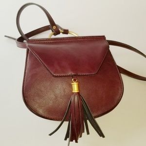 Big Buddha Ring Mini Saddle Crossbody Bag